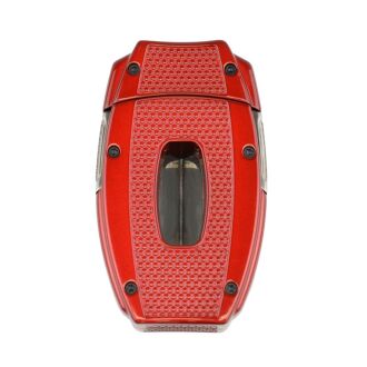 Xikar VX2 V-Cut Puro Kesici, Paslanmaz Çelik Bıçak, 64 Ring Gauge Uyumlu Derin V Kesim Profesyonel Puro Makası, Ergonomik Tek Elle Kullanım Kırmızı - 4