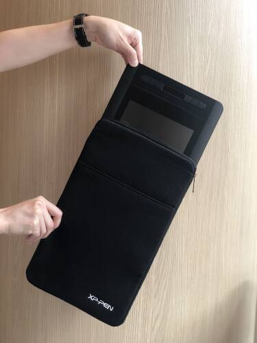 XP-Pen 12 İnçe Kadar Grafik Tabletler İçin Koruyucu Kılıf Çanta Siyah (Deco Serisi ve Artist 12) - 7