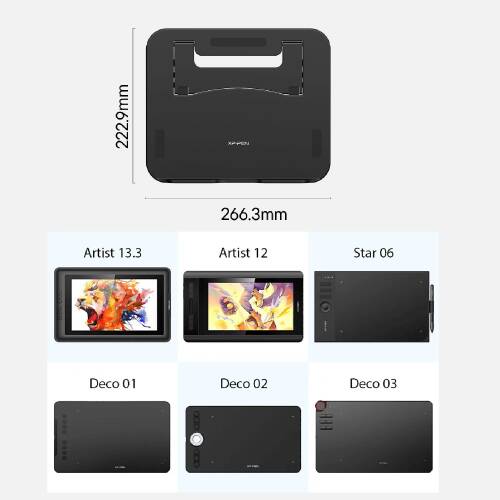 XP-Pen 13.3 İnçe kadar Tabletler İçin Grafik Ekran Tablet Standı (Artist 12 and Artist 13.3) - 2