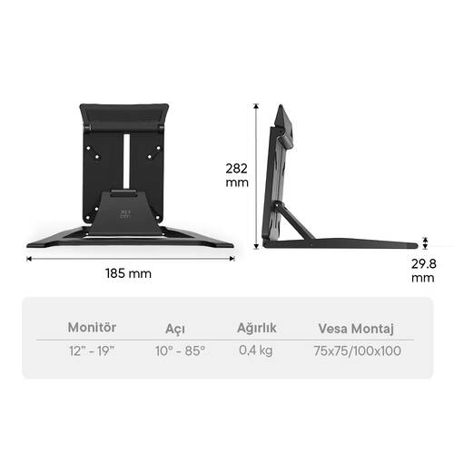 XP-Pen 19 İnçe kadar Tabletler İçin Grafik Ekran Tablet Standı (Artist Pro 19 Gen2)