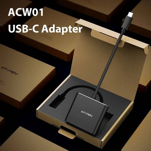 XP-Pen 3'ü Bir Arada Çok Fonksiyonlu USB-C Hub (Type C'den USB+HDMI+PD'ye)