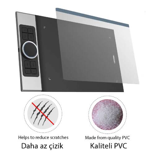 XP-Pen AC79_01 Deco Pro Small için Koruyucu Film 2 Adet 30x20cm Protective film - 2