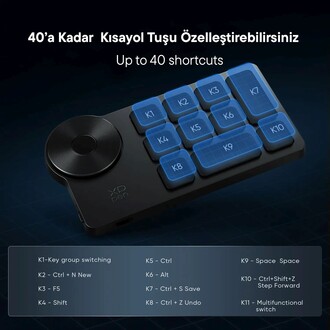 XP-Pen ACK05 Kablosuz Kısayol Uzaktan Kumanda Takımı - Thumbnail