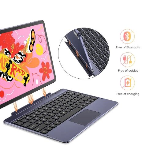 XP-Pen ACK08-B Smart Keyboard Android 14 İşletim Sistemli Magic Drawing Pad için Akıllı Kalvye - 4