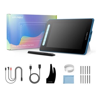 XP-Pen Artist 10 2nd Generation Grafik Ekran Tablet Mavi - Thumbnail