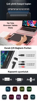 XP-Pen Artist 12 2nd Generation Grafik Ekran Tablet Siyah-Açık Ambalaj - Thumbnail