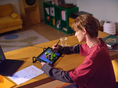 XP-Pen Artist 12 (3rd Gen) Grafik Ekran Tablet Siyah - 6