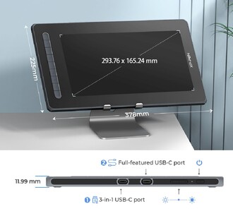 XP-Pen Artist 13 2nd Generation Grafik Ekran Tablet Mavi- Açık Ambaj - Thumbnail