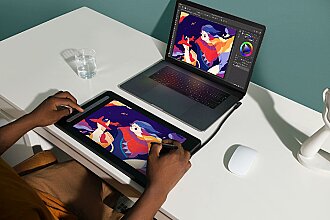 XP-Pen Artist 13 2nd Generation Grafik Ekran Tablet Siyah-Açık Ambalaj Kullanılmış - 5