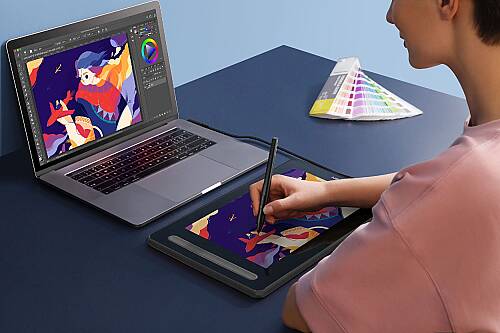 XP-Pen Artist 13 2nd Generation Grafik Ekran Tablet Siyah-Açık Ambalaj Kullanılmış - 7