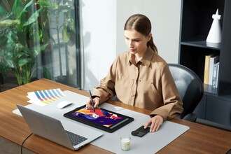 XP-Pen Artist 13 2nd Generation Grafik Ekran Tablet Siyah - Thumbnail
