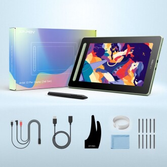 XP-Pen Artist 13 2nd Generation Grafik Ekran Tablet Yeşil - 8