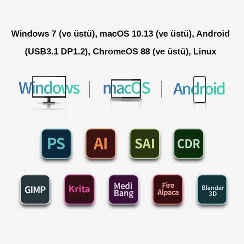 XP-Pen Artist 13.3 Pro V2 Grafik Ekran Tablet