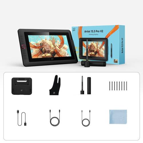 XP-Pen Artist 13.3 Pro V2 Grafik Ekran Tablet - 8