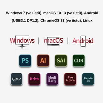 XP-Pen Artist 15.6 Pro V2 Grafik Ekran Tablet - 3