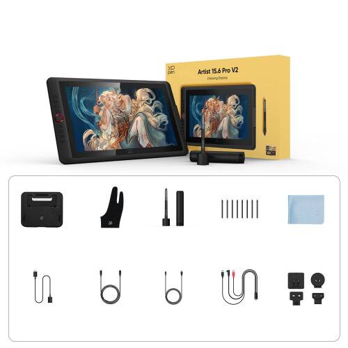 XP-Pen Artist 15.6 Pro V2 Grafik Ekran Tablet - 8