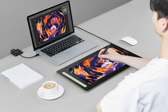 XP-Pen Artist 16 2nd Generation Grafik Ekran Tablet Yeşil - Thumbnail