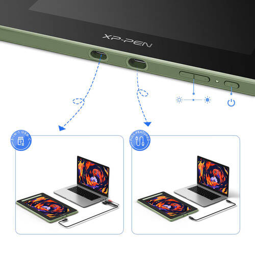XP-Pen Artist 16 2nd Generation Grafik Ekran Tablet Yeşil