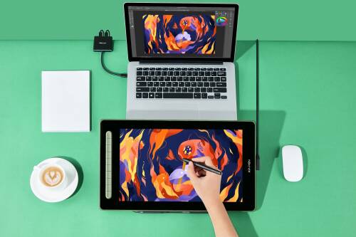 XP-Pen Artist 16 2nd Generation Grafik Ekran Tablet Yeşil - 3