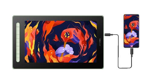 XP-Pen Artist 16 2nd Generation Grafik Ekran Tablet Yeşil - 7