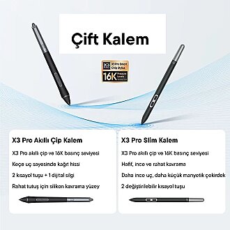 XP-Pen Artist 24 Pro Gen 2 Grafik Ekran Tablet 165Hz Lamine Ekran 16k Basınç Dual X3 Styli Açık Ambalaj - 4