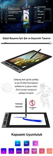 XP-Pen Artist Pro 16 Grafik Ekran Tablet -AÇIK AMBALAJ