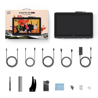 XP-Pen Artist Pro 22 (Gen 2) QHD 2.5K Çözünürlük Grafik Ekran Tablet - Thumbnail