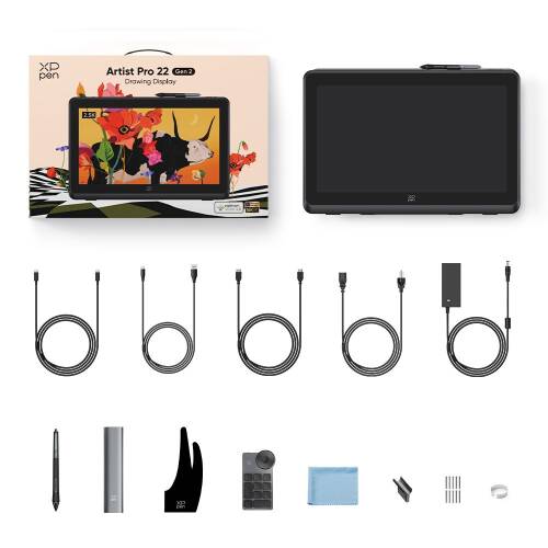 XP-Pen Artist Pro 22 (Gen 2) QHD 2.5K Çözünürlük Grafik Ekran Tablet - 8