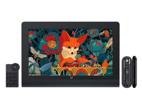XP-Pen Artist Ultra 16 4K OLED Android Uyumlu 15,6" Dokunmatik Grafik Ekran Çizim Tableti + Çift 16K Kalem + K05 Kumanda - 1