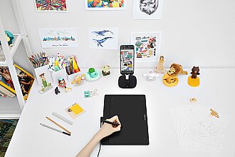 XP-Pen Deco Fun L Grafik Tablet Siyah-AÇIK AMBALAJ - 5