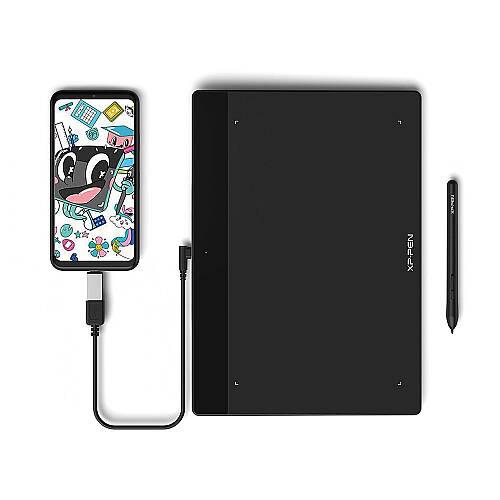 XP-Pen Deco Fun L Grafik Tablet Siyah-AÇIK AMBALAJ - 7