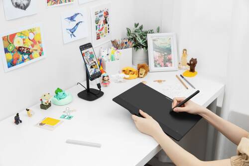 XP-Pen Deco Fun L Grafik Tablet Siyah - 9