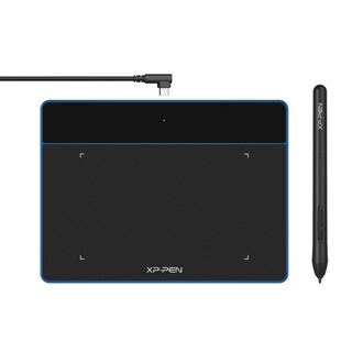 XP-Pen - XP-Pen Deco Fun XS Grafik Tablet Mavi