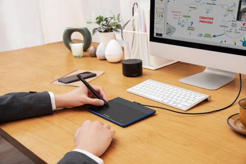 XP-Pen Deco Fun XS Grafik Tablet Mavi - 4