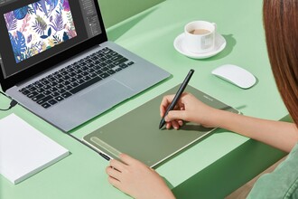 XP-Pen Deco L G Graphics Tablet Green - Thumbnail
