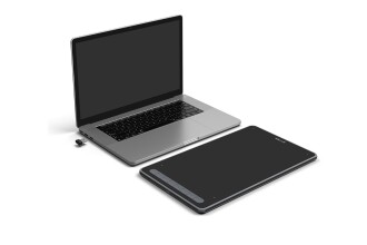 XP-Pen Deco LW_BK Bluetooth Kablosuz Grafik Tablet Siyah - 3