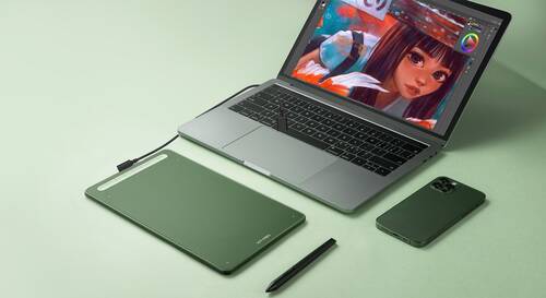 XP-Pen Deco M Grafik Tablet Yeşil