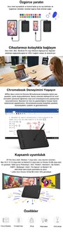 XP-Pen Deco Mini4 Grafik Tablet Android Windows iOS-AÇIK AMBALAJ - Thumbnail