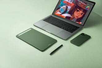 XP-Pen Deco MW Bluetooth Kablosuz Grafik Tablet Yeşil - Thumbnail