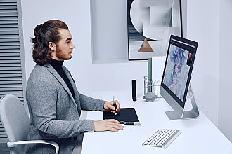 XP-Pen Deco Pro MW Bluetooth Kablosuz Grafik Tablet Medium (AÇIK AMBALAJ) - 5