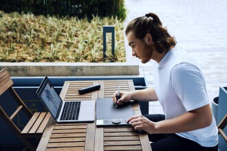 XP-Pen Deco Pro MW Bluetooth Kablosuz Grafik Tablet Medium - 4