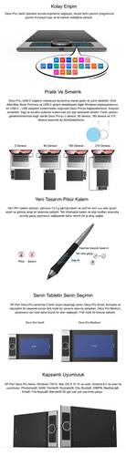 XP-Pen Deco Pro_S Grafik Tablet-AÇIK AMBALAJ