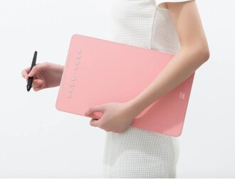 XP-Pen DECO01 V3 Grafik Tablet 16K 8 Kısayol Pembe - 6