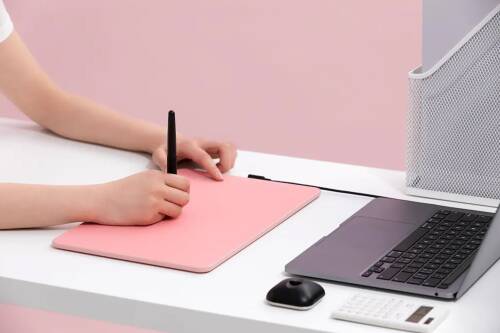 XP-Pen DECO01 V3 Grafik Tablet 16K 8 Kısayol Pembe - 7