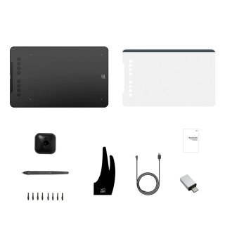 XP-Pen DECO01 V3 Grafik Tablet 16K 8 Kısayol Siyah-Açık Ambalaj - 8