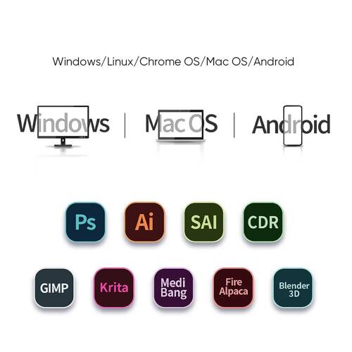 XP-Pen DECO01 V3 Grafik Tablet 16K 8 Kısayol Siyah - 5