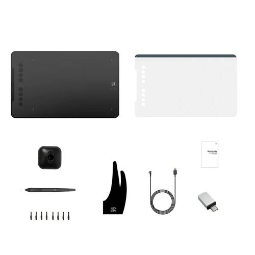 XP-Pen DECO01 V3 Grafik Tablet 16K 8 Kısayol Siyah - 8