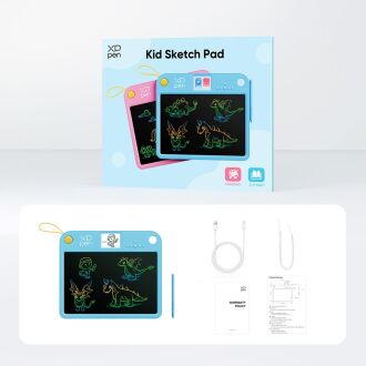 XP-Pen Doodle Çizim ve İngilizce Öğreten Tablet Mavi 13.3 İnç, Sesli Eğitim, USB-C Şarjlı Learning Board - 8