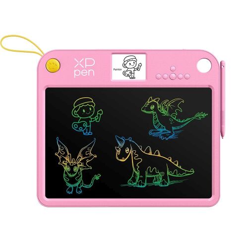 XP-Pen Doodle Çizim ve İngilizce Öğreten Tablet Pembe Learning Board - 1