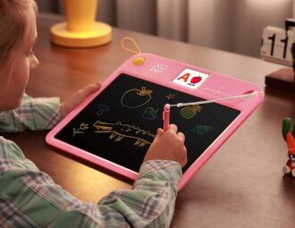 XP-Pen Doodle Çizim ve İngilizce Öğreten Tablet Pembe Learning Board - 3